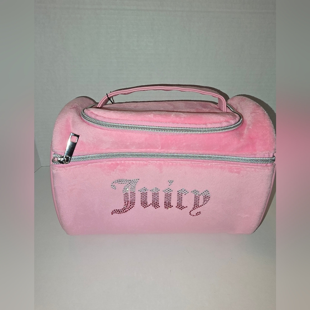 Juicy Couture Pink Travel Cosmetic Bag